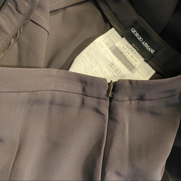 Giorgio Armani Black Label Black Side Zip Trouser - Picture 6 of 6